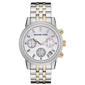Michael Kors Gorgeous watch in silver and gold